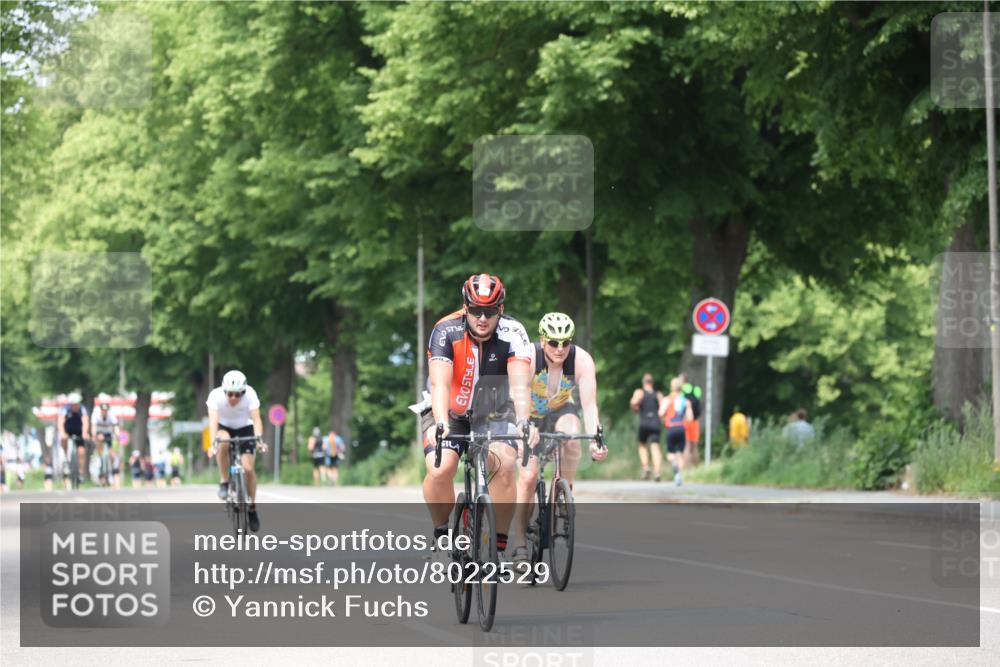 15.06.2025 - 7 Türme Triathlon Yannick Fuchs http://msf.ph/oto/8022529 15.06.2025 13:34:45 Radfahren  meine-sportfotos.de