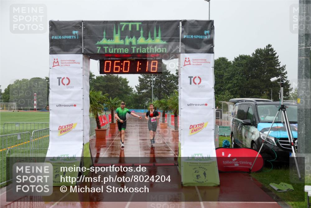 15.06.2025 - 7 Türme Triathlon Michael Strokosch http://msf.ph/oto/8024204 15.06.2025 16:01:17 Ziel 270, 276 meine-sportfotos.de