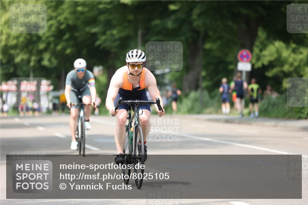 15.06.2025 - 7 Türme Triathlon Yannick Fuchs http://msf.ph/oto/8025105 15.06.2025 13:39:03 Radfahren  meine-sportfotos.de