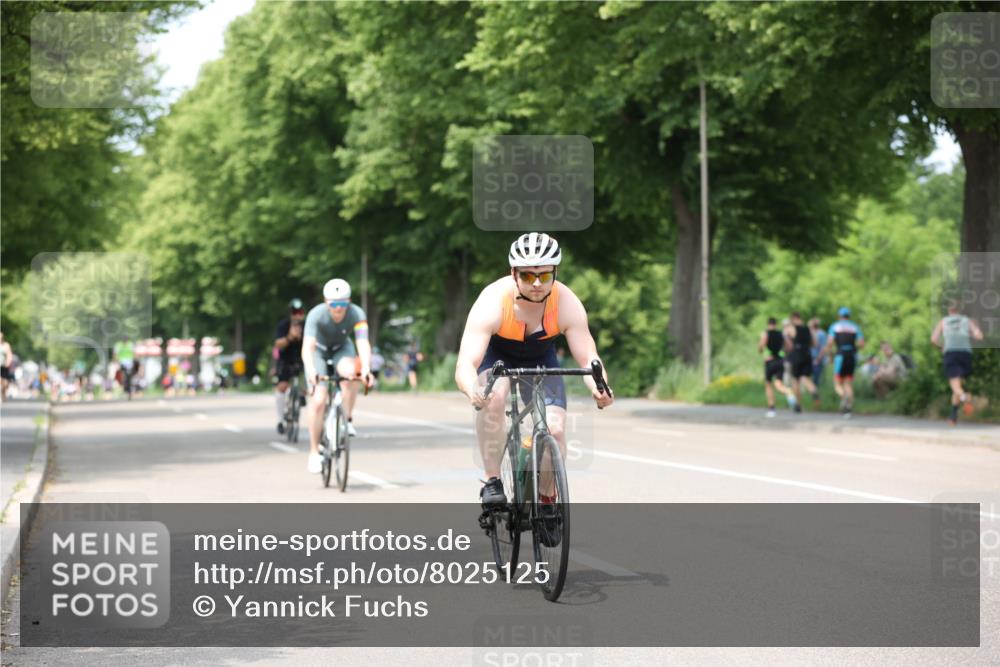 15.06.2025 - 7 Türme Triathlon Yannick Fuchs http://msf.ph/oto/8025125 15.06.2025 13:39:04 Radfahren  meine-sportfotos.de