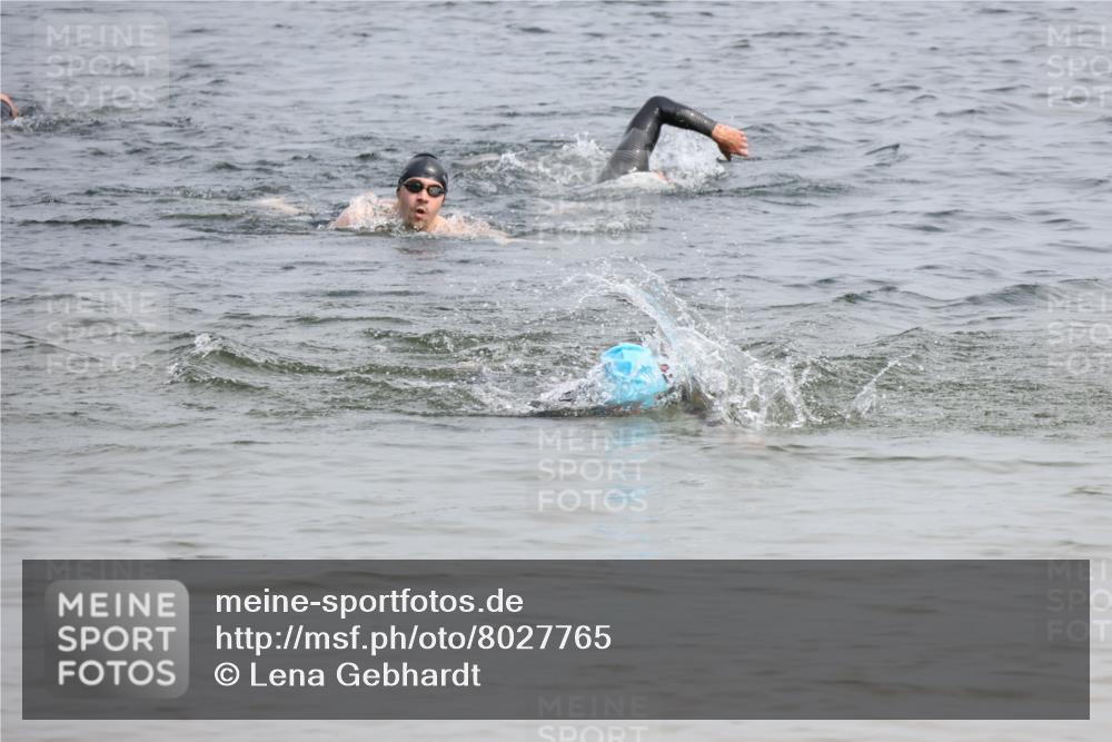 15.06.2025 - 27. Vierlanden-Triathlon Lena Gebhardt http://msf.ph/oto/8027765 15.06.2025 11:01:11 Schwimmen 808 meine-sportfotos.de