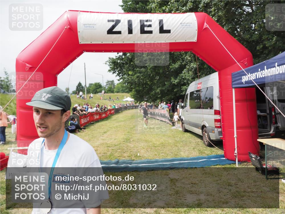 21.06.2025 - 27. Vierlanden-Triathlon MichiJ http://msf.ph/oto/8031032 15.06.2026 12:41:44 Ziel 20, 753 meine-sportfotos.de