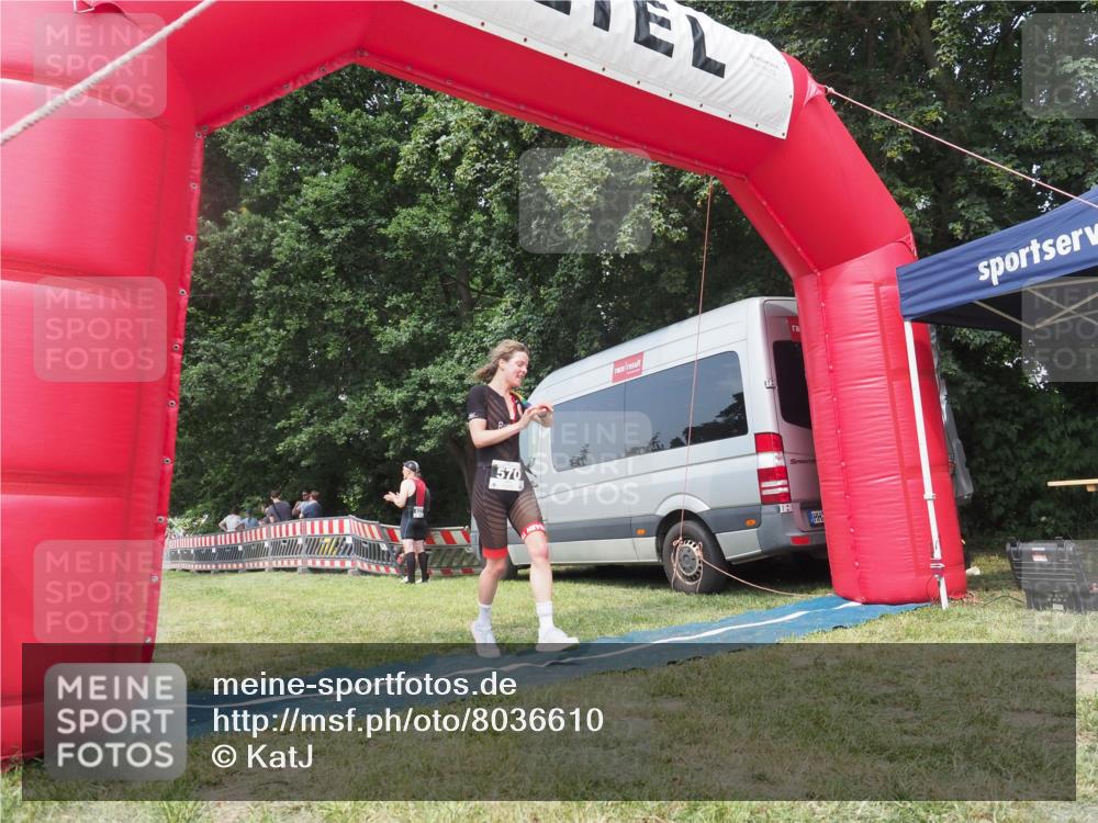 21.06.2025 - 27. Vierlanden-Triathlon KatJ http://msf.ph/oto/8036610 15.06.2025 11:25:35 Schwimmen  meine-sportfotos.de