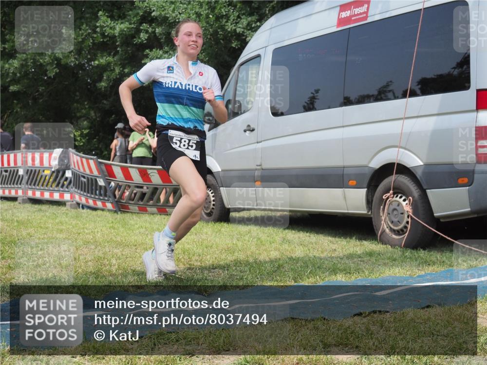 21.06.2025 - 27. Vierlanden-Triathlon KatJ http://msf.ph/oto/8037494 15.06.2025 11:28:08 Schwimmen  meine-sportfotos.de