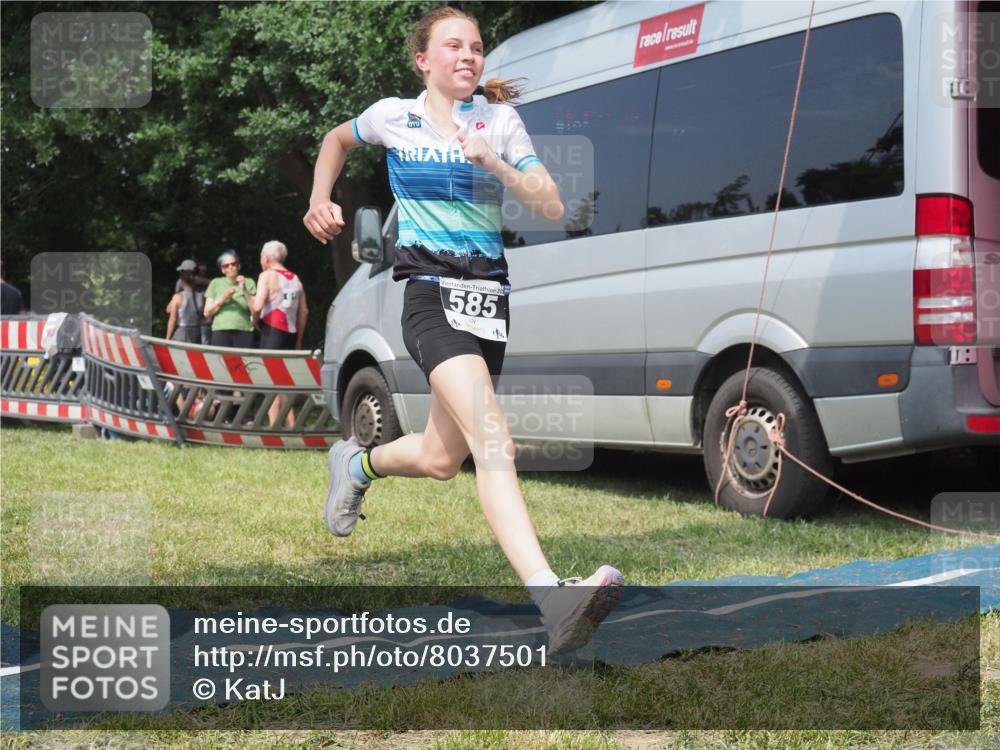 21.06.2025 - 27. Vierlanden-Triathlon KatJ http://msf.ph/oto/8037501 15.06.2025 11:28:08 Schwimmen  meine-sportfotos.de