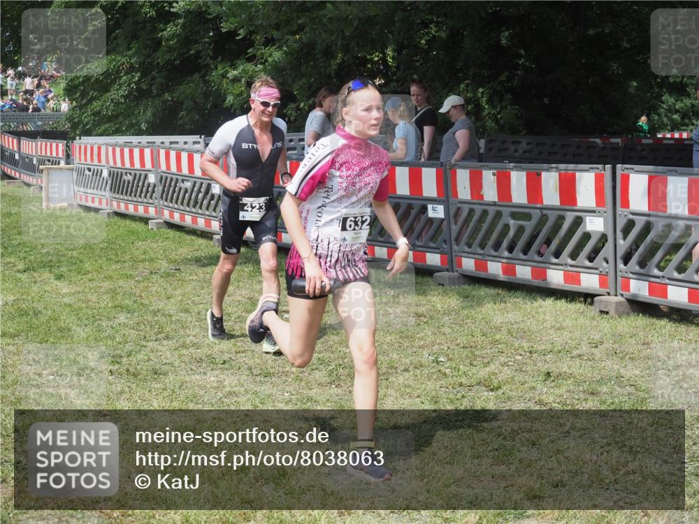 21.06.2025 - 27. Vierlanden-Triathlon KatJ http://msf.ph/oto/8038063 15.06.2025 11:31:23 Schwimmen  meine-sportfotos.de