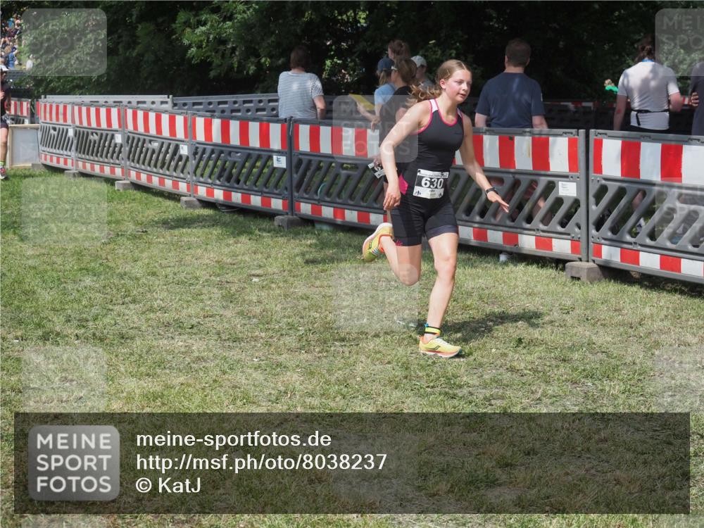 21.06.2025 - 27. Vierlanden-Triathlon KatJ http://msf.ph/oto/8038237 15.06.2025 11:32:11 Schwimmen  meine-sportfotos.de