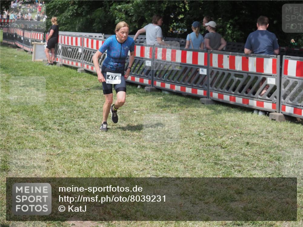 21.06.2025 - 27. Vierlanden-Triathlon KatJ http://msf.ph/oto/8039231 15.06.2025 11:35:25 Schwimmen  meine-sportfotos.de