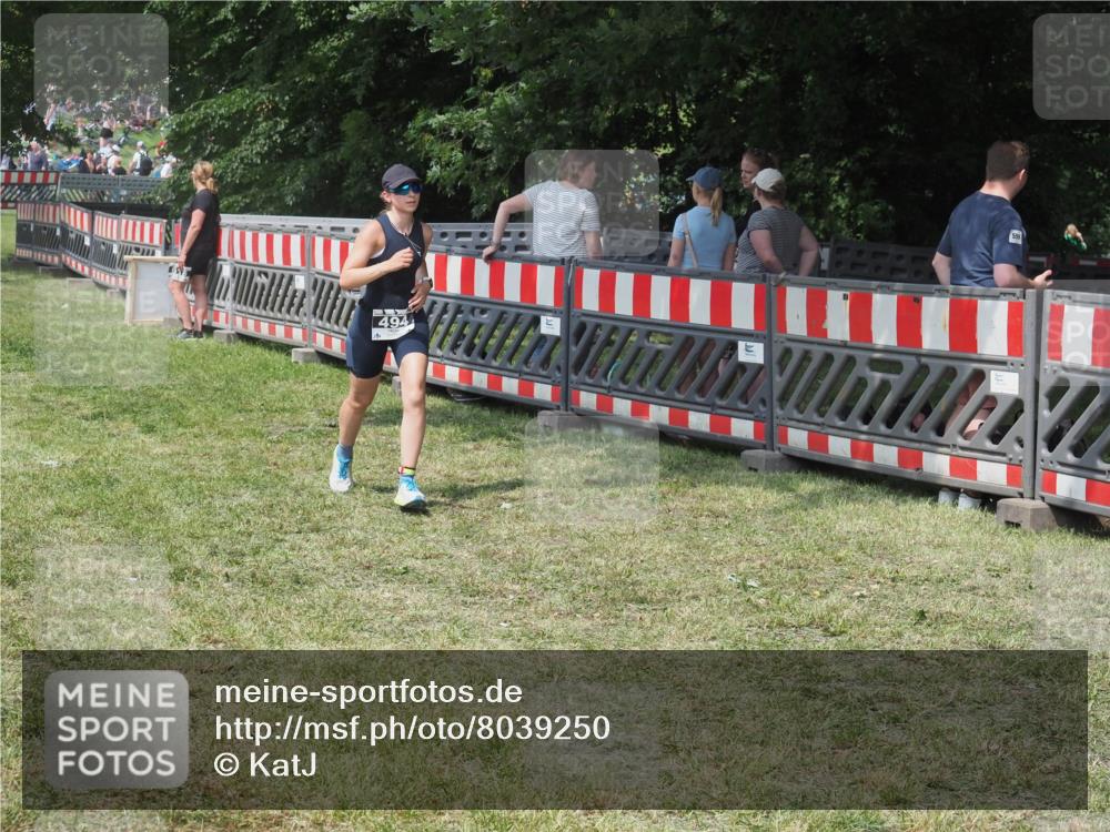 21.06.2025 - 27. Vierlanden-Triathlon KatJ http://msf.ph/oto/8039250 15.06.2025 11:35:34 Schwimmen  meine-sportfotos.de