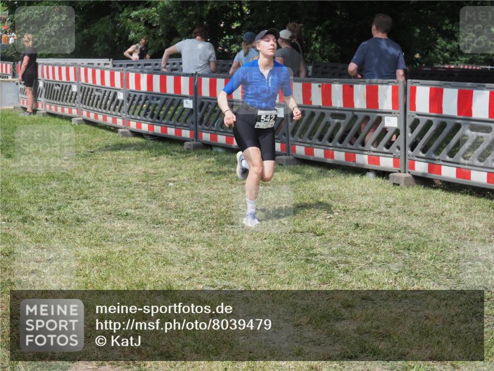 21.06.2025 - 27. Vierlanden-Triathlon KatJ http://msf.ph/oto/8039479 15.06.2025 11:36:01 Schwimmen  meine-sportfotos.de