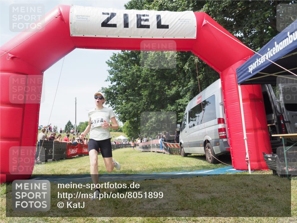 21.06.2025 - 27. Vierlanden-Triathlon KatJ http://msf.ph/oto/8051899 15.06.2025 11:44:00 Ziel 588 meine-sportfotos.de