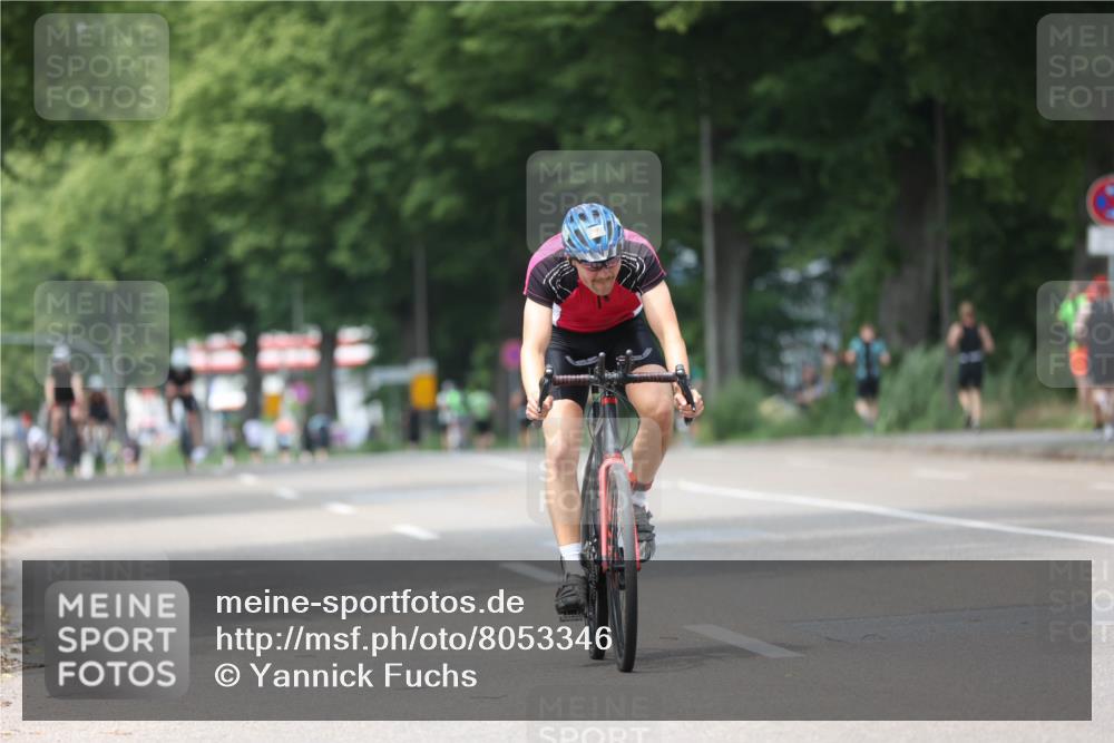 15.06.2025 - 7 Türme Triathlon Yannick Fuchs http://msf.ph/oto/8053346 15.06.2025 13:40:40 Radfahren  meine-sportfotos.de