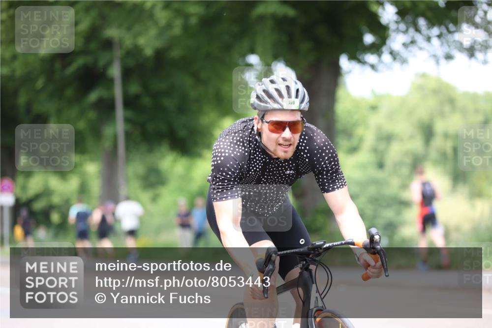 15.06.2025 - 7 Türme Triathlon Yannick Fuchs http://msf.ph/oto/8053443 15.06.2025 13:42:07 Radfahren 199 meine-sportfotos.de