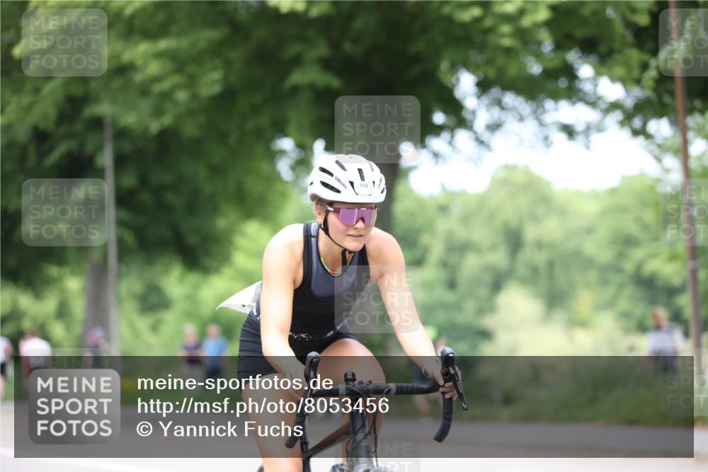15.06.2025 - 7 Türme Triathlon Yannick Fuchs http://msf.ph/oto/8053456 15.06.2025 13:42:17 Radfahren 1138 meine-sportfotos.de