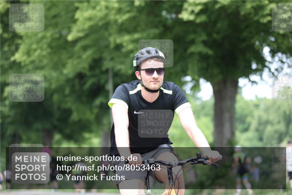 15.06.2025 - 7 Türme Triathlon Yannick Fuchs http://msf.ph/oto/8053463 15.06.2025 13:42:27 Radfahren  meine-sportfotos.de