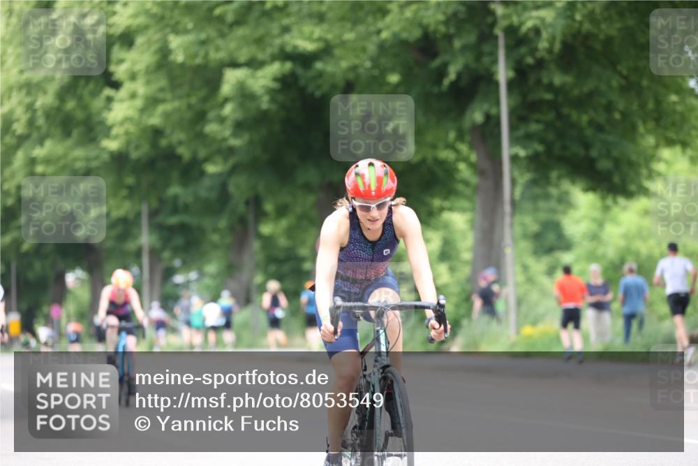 15.06.2025 - 7 Türme Triathlon Yannick Fuchs http://msf.ph/oto/8053549 15.06.2025 13:43:30 Radfahren  meine-sportfotos.de