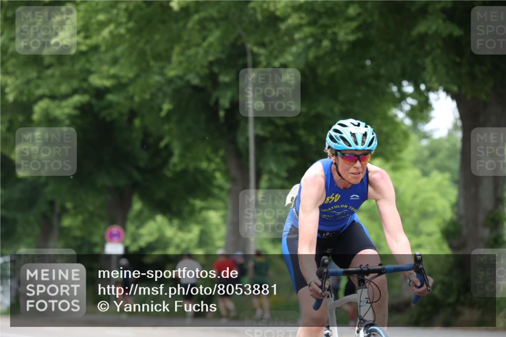 15.06.2025 - 7 Türme Triathlon Yannick Fuchs http://msf.ph/oto/8053881 15.06.2025 13:47:21 Radfahren  meine-sportfotos.de
