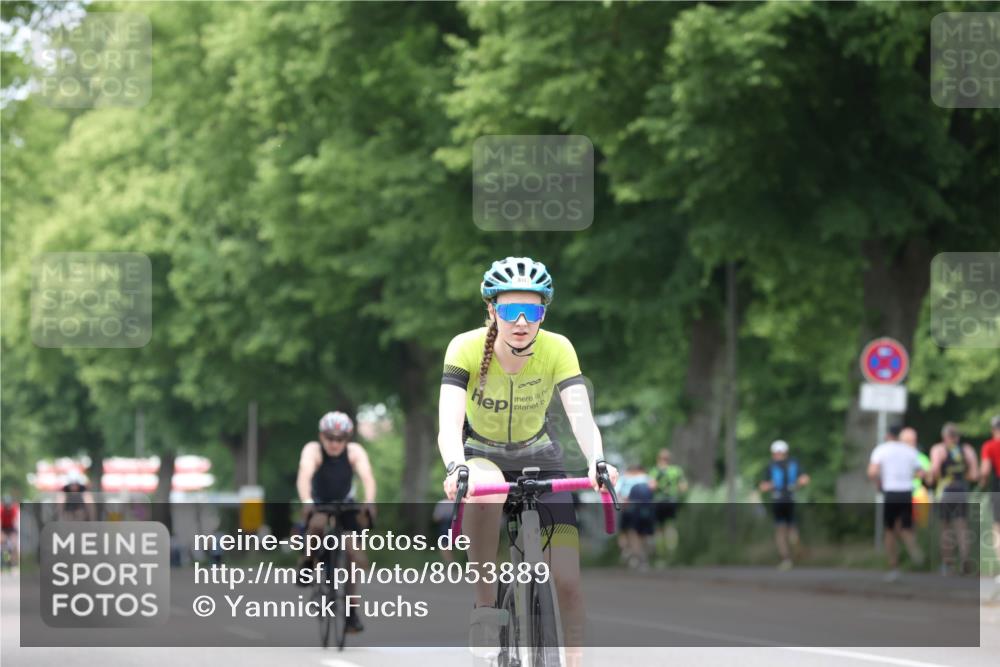 15.06.2025 - 7 Türme Triathlon Yannick Fuchs http://msf.ph/oto/8053889 15.06.2025 13:47:24 Radfahren  meine-sportfotos.de