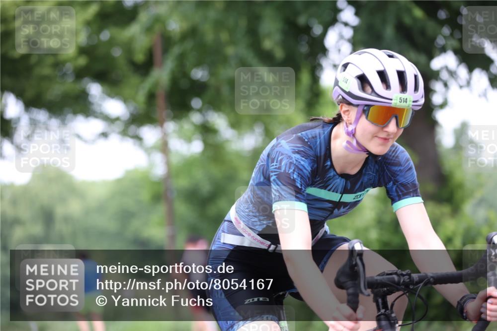 15.06.2025 - 7 Türme Triathlon Yannick Fuchs http://msf.ph/oto/8054167 15.06.2025 13:49:47 Radfahren 514, 514 meine-sportfotos.de