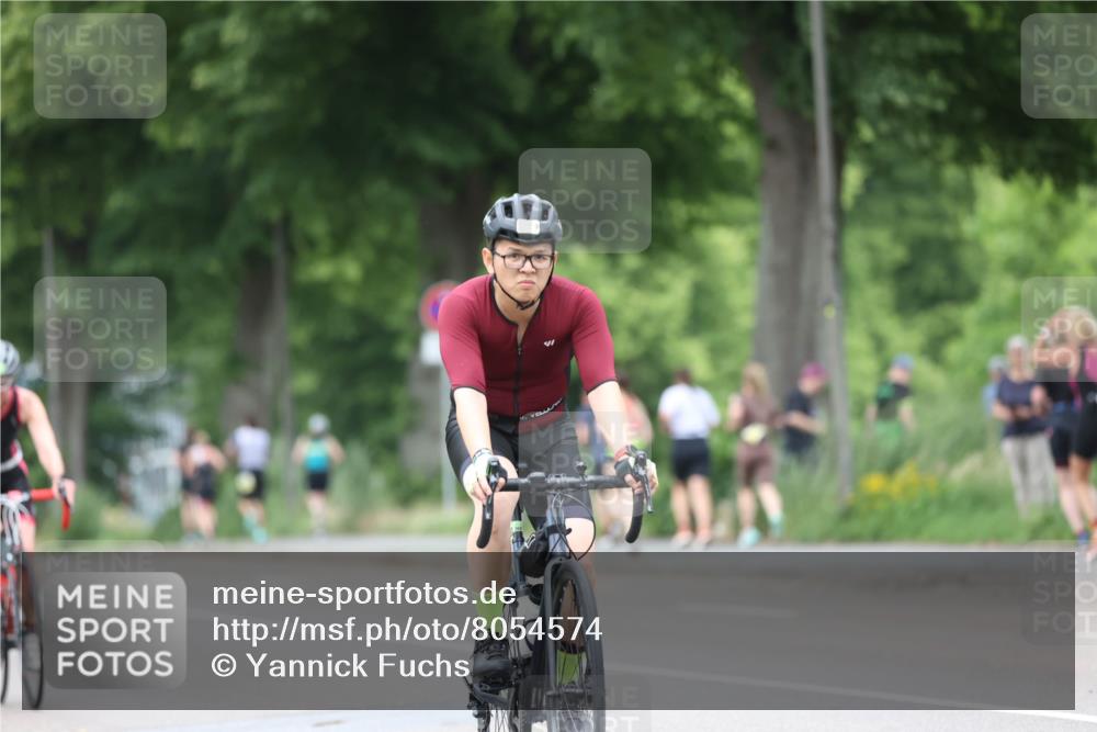 15.06.2025 - 7 Türme Triathlon Yannick Fuchs http://msf.ph/oto/8054574 15.06.2025 13:54:22 Radfahren  meine-sportfotos.de
