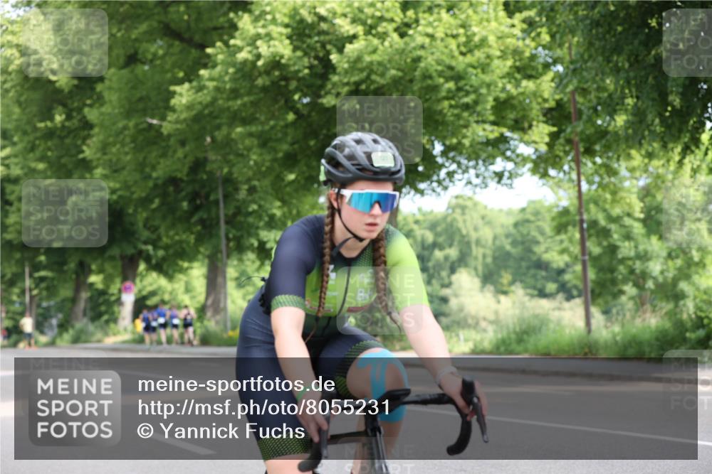 15.06.2025 - 7 Türme Triathlon Yannick Fuchs http://msf.ph/oto/8055231 15.06.2025 09:55:36 Radfahren  meine-sportfotos.de