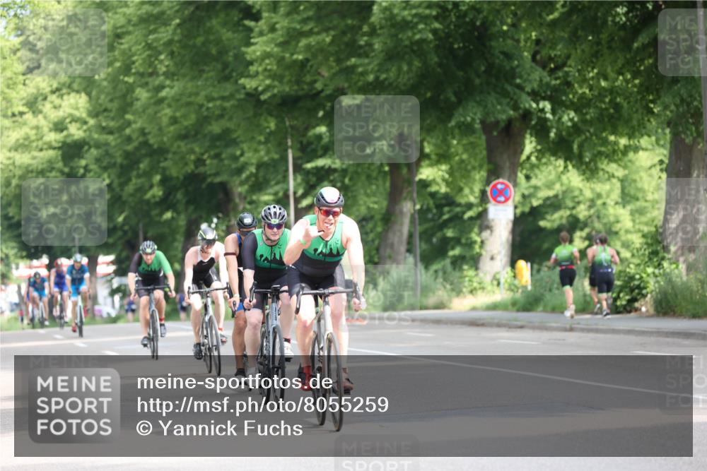 15.06.2025 - 7 Türme Triathlon Yannick Fuchs http://msf.ph/oto/8055259 15.06.2025 09:56:05 Radfahren  meine-sportfotos.de