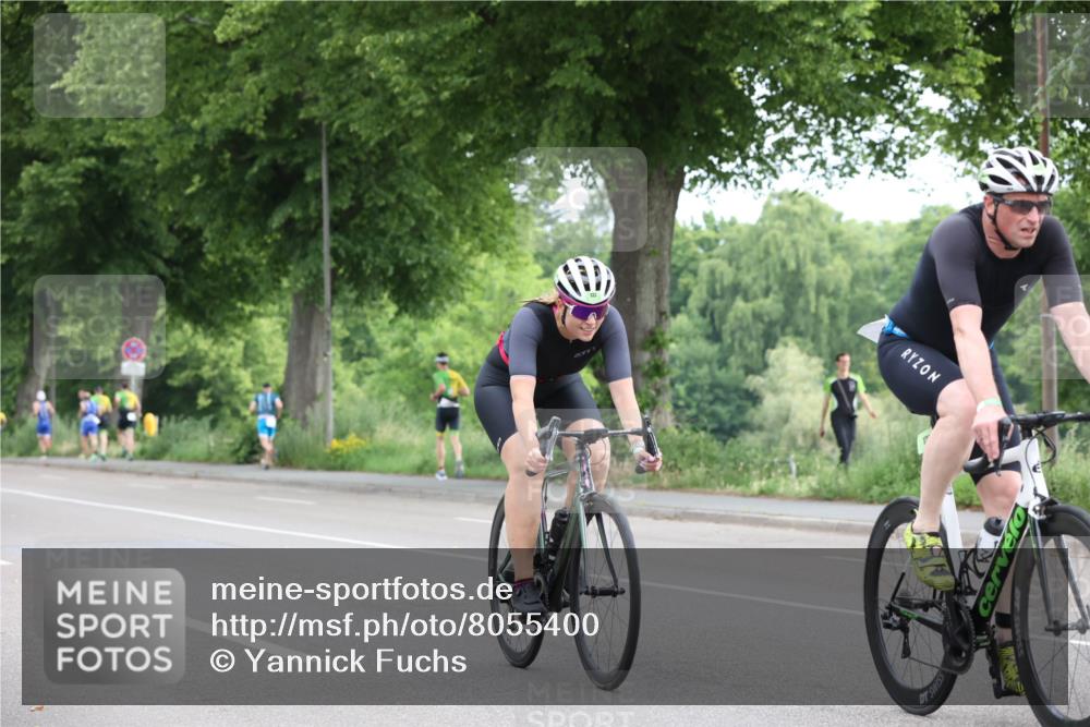 15.06.2025 - 7 Türme Triathlon Yannick Fuchs http://msf.ph/oto/8055400 15.06.2025 10:03:38 Radfahren  meine-sportfotos.de
