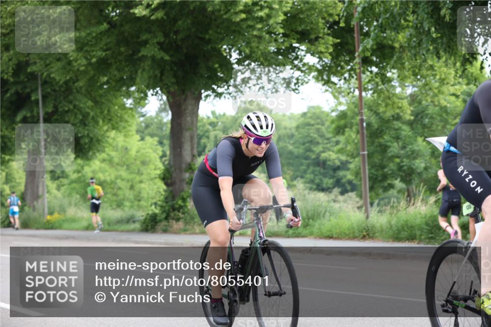 15.06.2025 - 7 Türme Triathlon Yannick Fuchs http://msf.ph/oto/8055401 15.06.2025 10:03:38 Radfahren 133, 135 meine-sportfotos.de