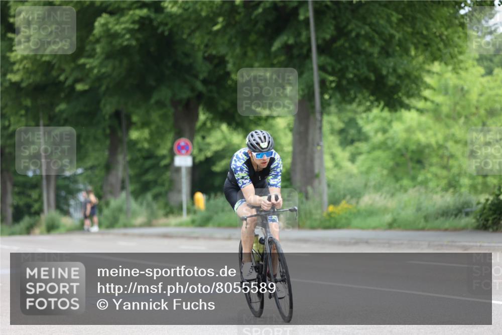 15.06.2025 - 7 Türme Triathlon Yannick Fuchs http://msf.ph/oto/8055589 15.06.2025 11:08:37 Radfahren  meine-sportfotos.de