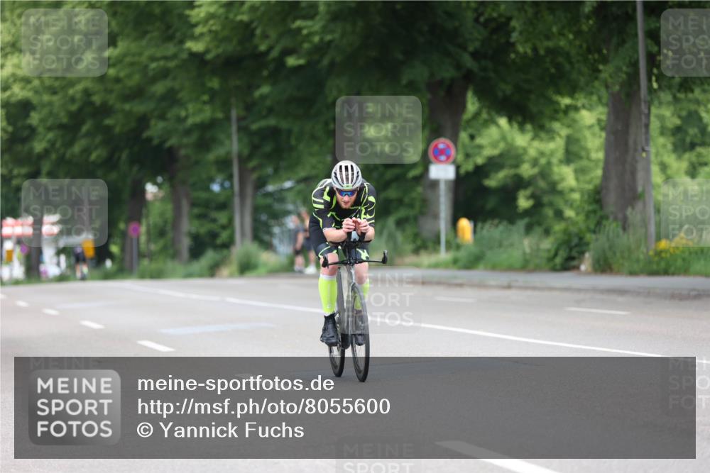 15.06.2025 - 7 Türme Triathlon Yannick Fuchs http://msf.ph/oto/8055600 15.06.2025 11:08:50 Radfahren  meine-sportfotos.de