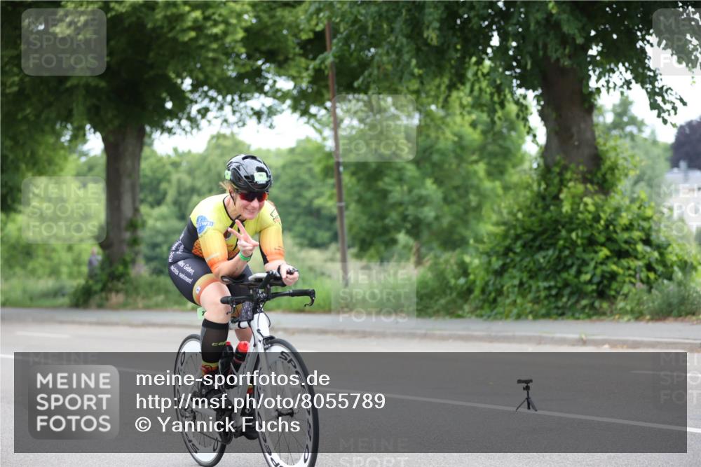15.06.2025 - 7 Türme Triathlon Yannick Fuchs http://msf.ph/oto/8055789 15.06.2025 11:11:58 Radfahren  meine-sportfotos.de