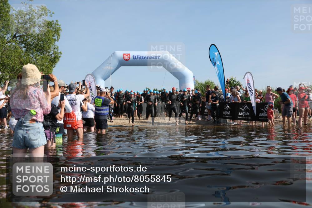 22.06.2025 - Viking Triathlon Michael Strokosch http://msf.ph/oto/8055845 22.06.2025 10:00:11 Schwimmen 2, 4, 100, 122, 329, 485, 521, 609 meine-sportfotos.de