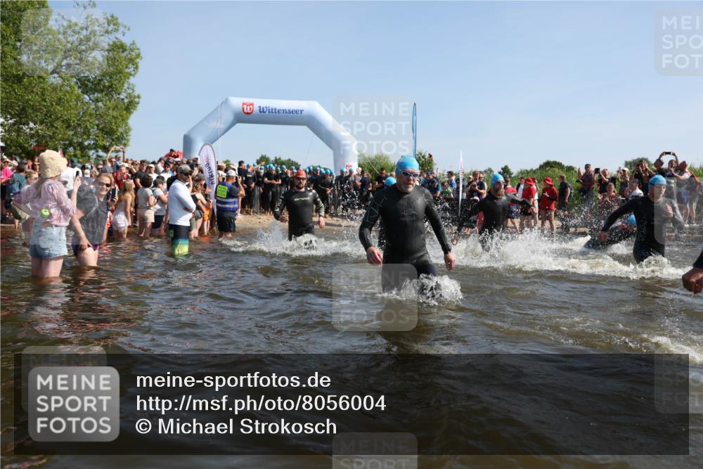 22.06.2025 - Viking Triathlon Michael Strokosch http://msf.ph/oto/8056004 22.06.2025 10:01:20 Schwimmen 38, 53, 173, 203, 214, 216, 224, 284, 287, 311, 341, 381, 393, 444, 643 meine-sportfotos.de