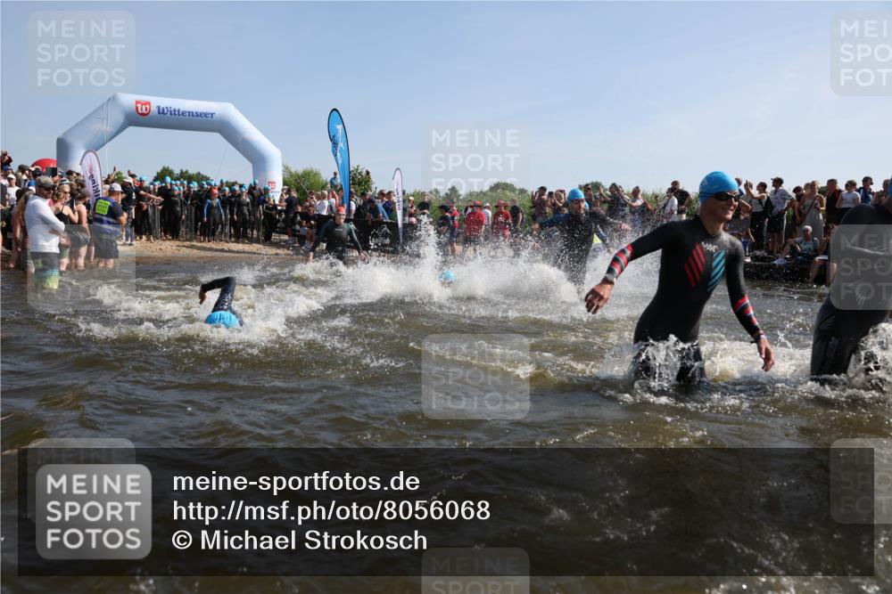 22.06.2025 - Viking Triathlon Michael Strokosch http://msf.ph/oto/8056068 22.06.2025 10:01:35 Schwimmen 19, 99, 162, 226, 237, 272, 320, 344, 399, 438, 461, 507, 510, 604, 626 meine-sportfotos.de