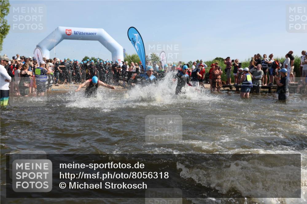 22.06.2025 - Viking Triathlon Michael Strokosch http://msf.ph/oto/8056318 22.06.2025 10:02:45 Schwimmen 40, 98, 161, 164, 264, 323, 340, 366, 427, 429, 430, 486, 548, 552, 608 meine-sportfotos.de