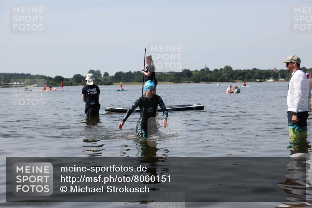 22.06.2025 - Viking Triathlon Michael Strokosch http://msf.ph/oto/8060151 22.06.2025 10:56:12 Schwimmen 499 meine-sportfotos.de
