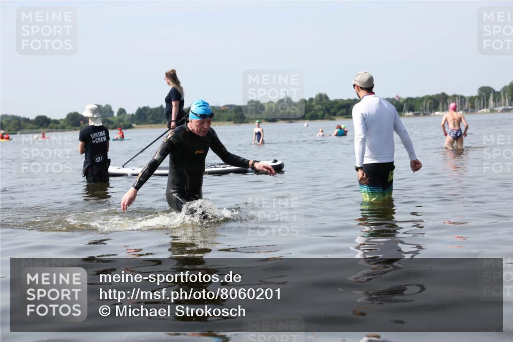 22.06.2025 - Viking Triathlon Michael Strokosch http://msf.ph/oto/8060201 22.06.2025 10:56:47 Schwimmen 363 meine-sportfotos.de