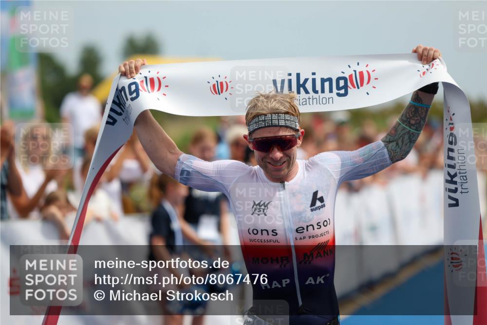 22.06.2025 - Viking Triathlon Michael Strokosch http://msf.ph/oto/8067476 22.06.2025 13:47:08 Ziel 4 meine-sportfotos.de