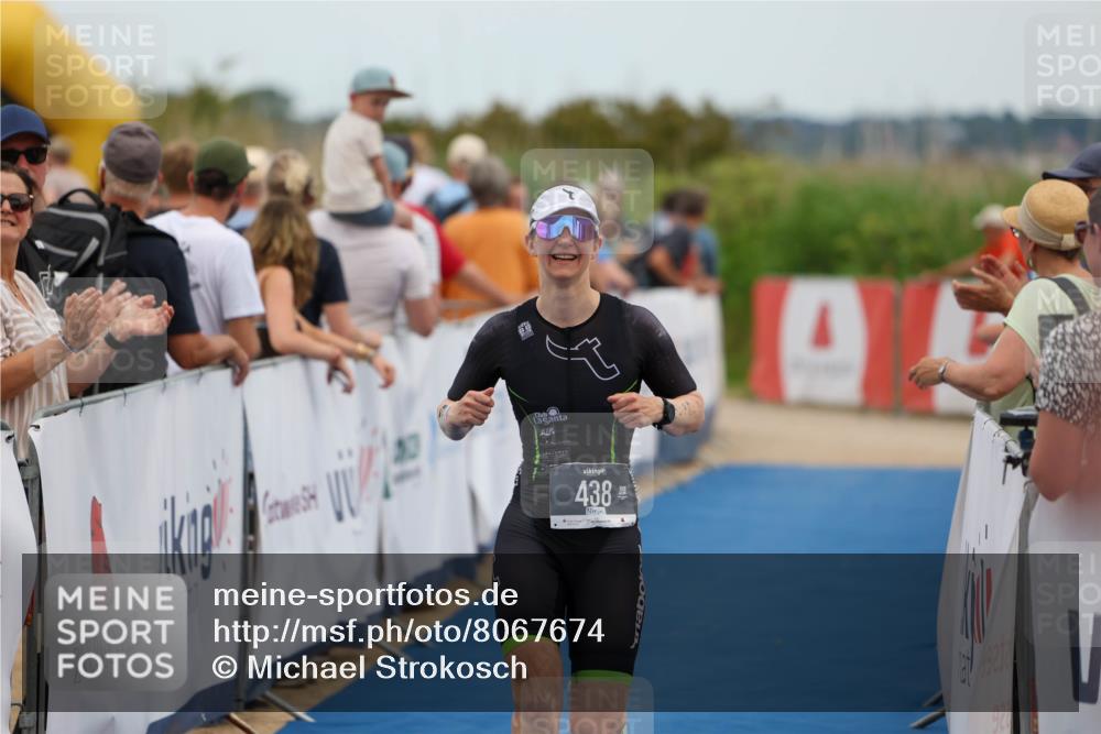 22.06.2025 - Viking Triathlon Michael Strokosch http://msf.ph/oto/8067674 22.06.2025 15:03:55 Ziel 438 meine-sportfotos.de