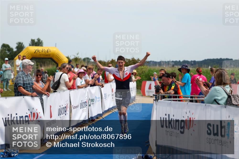 22.06.2025 - Viking Triathlon Michael Strokosch http://msf.ph/oto/8067896 22.06.2025 14:16:47 Ziel 178 meine-sportfotos.de