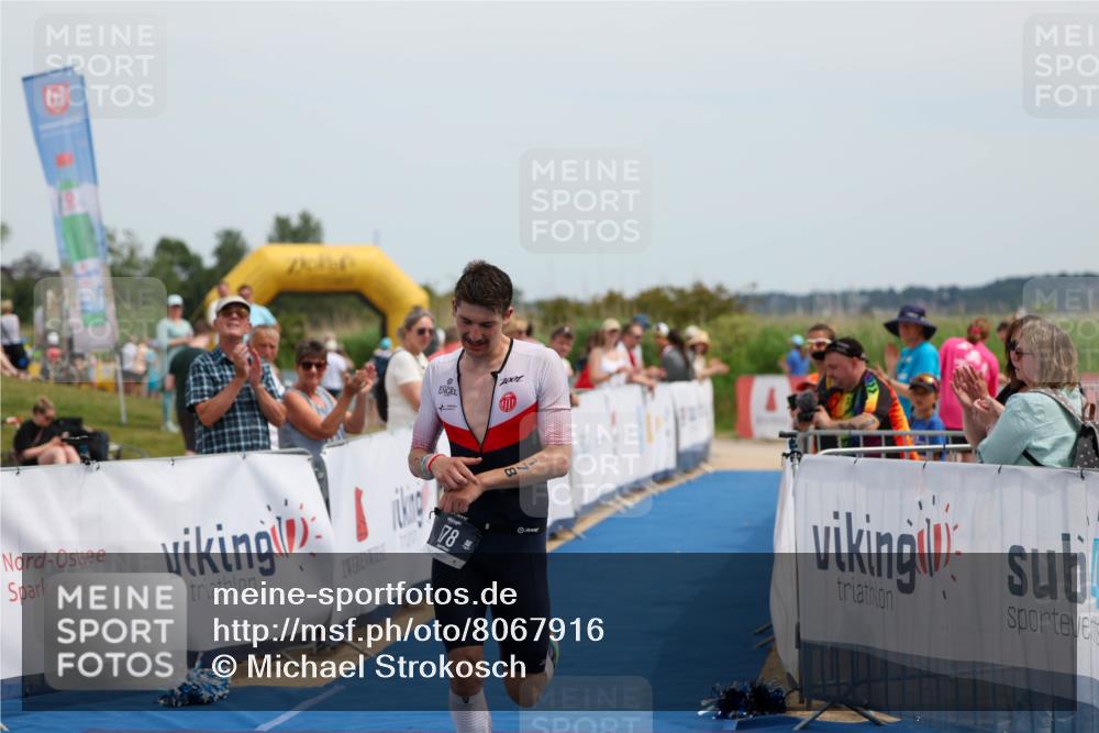 22.06.2025 - Viking Triathlon Michael Strokosch http://msf.ph/oto/8067916 22.06.2025 14:16:49 Ziel 178 meine-sportfotos.de