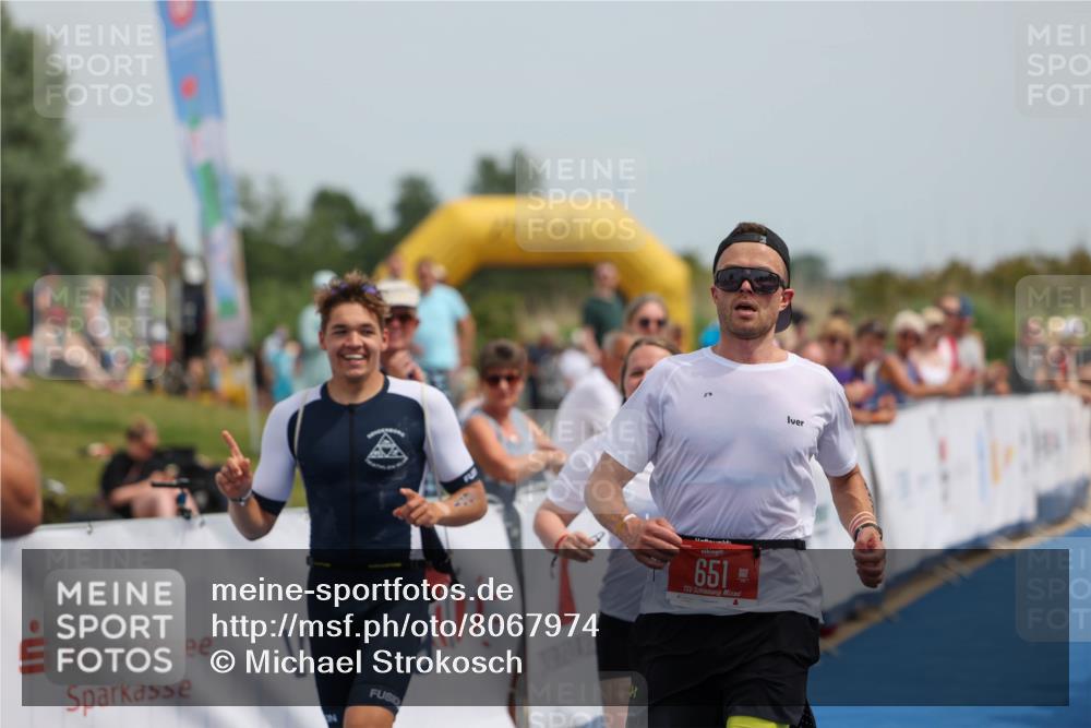 22.06.2025 - Viking Triathlon Michael Strokosch http://msf.ph/oto/8067974 22.06.2025 14:17:01 Ziel 651 meine-sportfotos.de