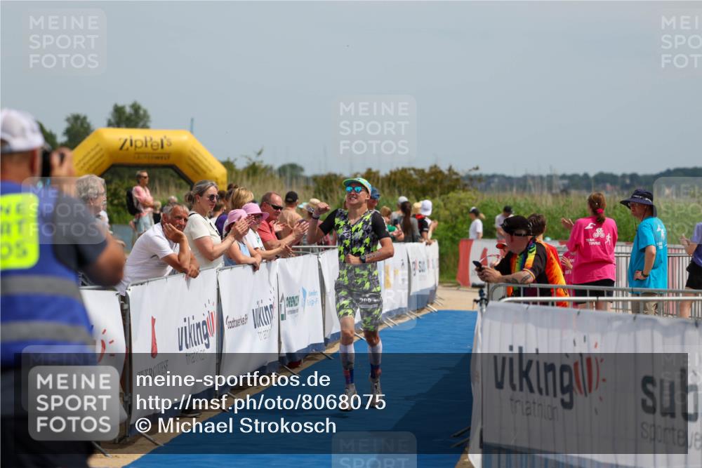 22.06.2025 - Viking Triathlon Michael Strokosch http://msf.ph/oto/8068075 22.06.2025 14:19:50 Ziel 368 meine-sportfotos.de