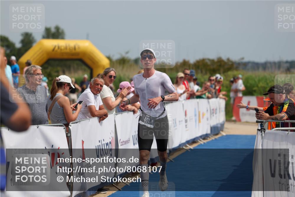 22.06.2025 - Viking Triathlon Michael Strokosch http://msf.ph/oto/8068107 22.06.2025 14:20:06 Ziel 401 meine-sportfotos.de