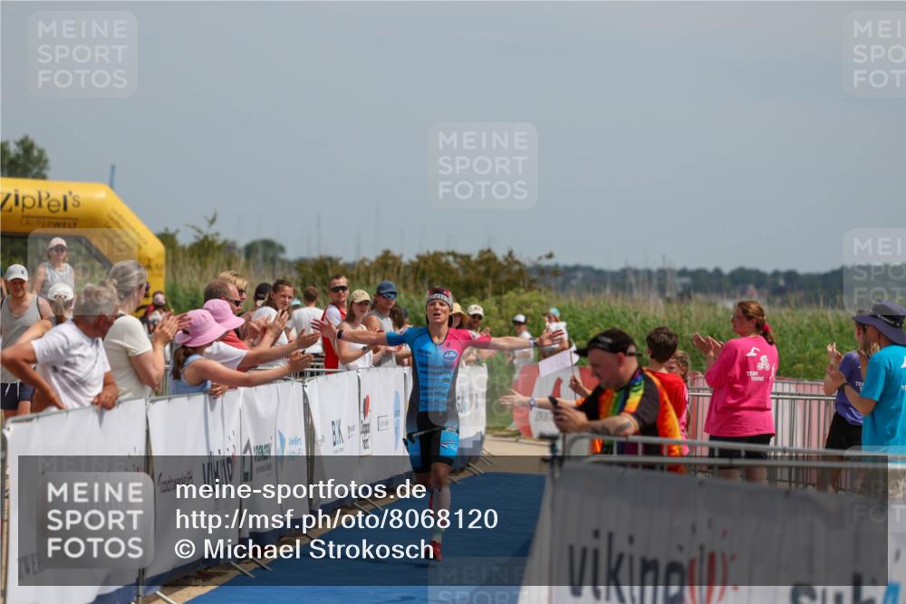 22.06.2025 - Viking Triathlon Michael Strokosch http://msf.ph/oto/8068120 22.06.2025 14:20:33 Ziel 9 meine-sportfotos.de