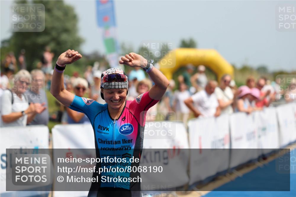 22.06.2025 - Viking Triathlon Michael Strokosch http://msf.ph/oto/8068190 22.06.2025 14:20:38 Ziel 9 meine-sportfotos.de