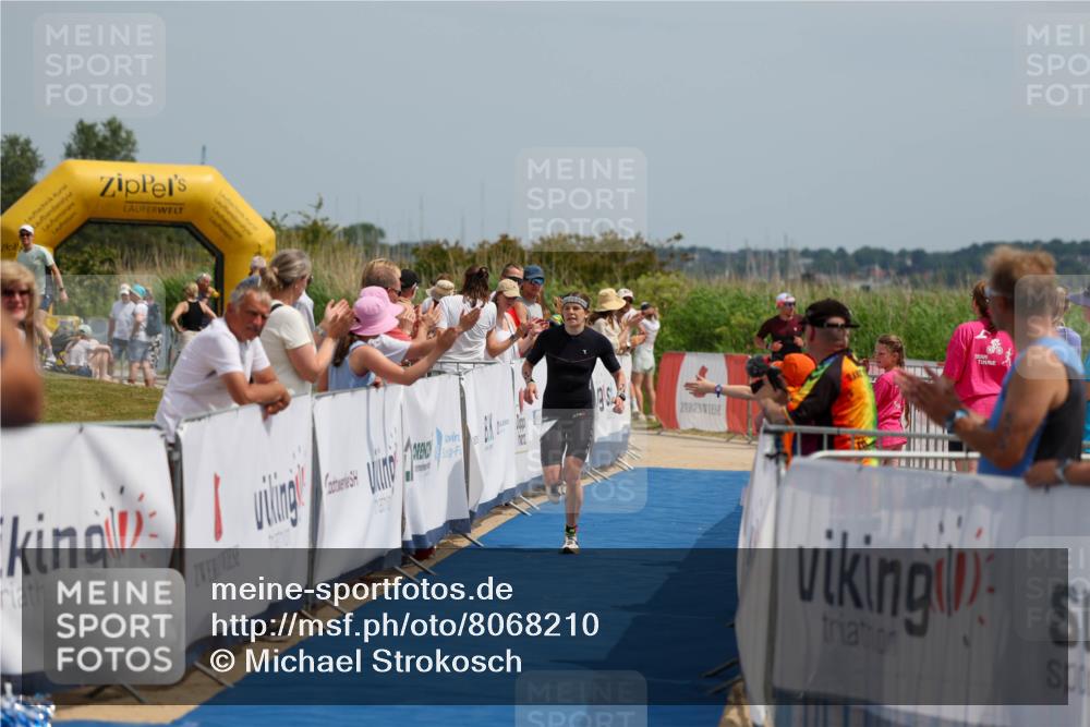 22.06.2025 - Viking Triathlon Michael Strokosch http://msf.ph/oto/8068210 22.06.2025 14:21:28 Ziel 10 meine-sportfotos.de