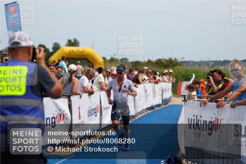 22.06.2025 - Viking Triathlon Michael Strokosch http://msf.ph/oto/8068280 22.06.2025 14:23:31 Ziel 6 meine-sportfotos.de