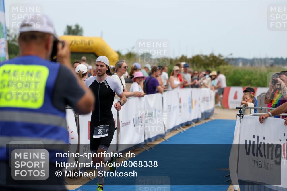 22.06.2025 - Viking Triathlon Michael Strokosch http://msf.ph/oto/8068338 22.06.2025 14:25:00 Ziel 393 meine-sportfotos.de