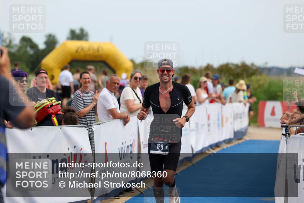 22.06.2025 - Viking Triathlon Michael Strokosch http://msf.ph/oto/8068360 22.06.2025 14:26:05 Ziel 188 meine-sportfotos.de